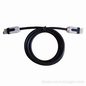 1080P High-speed 3D HDMI® Ethernet Cable with Braid Shielding, 7.2mm Outer Diameter